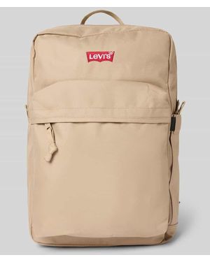 Levi's Rucksack mit Label-Stitching - Natur