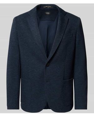 Camel Active Regular Fit 2-Knopf-Sakko mit Reverskragen - Blau