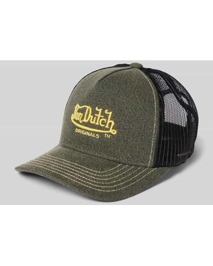 Von Dutch Trucker Cap Aus Reiner Baumwolle Modell 'Newmark' - Grün
