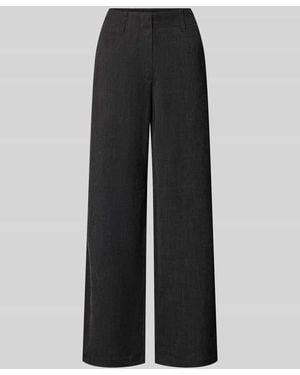Vero Moda High Waist Hose mit Eingrifftaschen - Schwarz