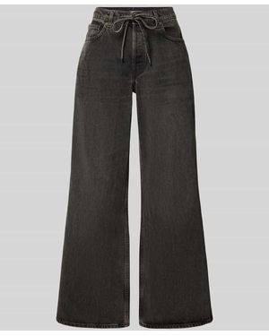 ARMEDANGELS Wide & Loose Fit Jeans aus reiner Baumwolle Modell 'ASTRAEAAS' - Schwarz