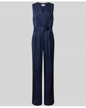 Suncoo Paris Jumpsuit mit Strukturmuster Modell 'Telma' - Blau