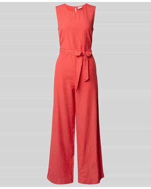 Vila Jumpsuit Mit Rückseitigem Schlüsselloch-Ausschnitt - Rot