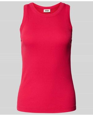 DRYKORN Tanktop mit gerippten Abschlüssen Modell 'OLINA' - Pink