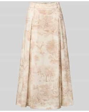 Seductive Midi Rokken - Naturel