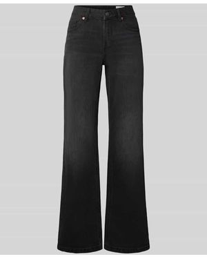 Vero Moda Bootcut Jeans aus Baumwoll-Mix Modell 'ASTA' - Schwarz