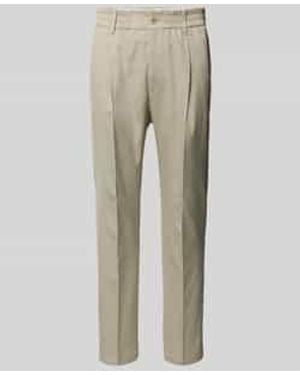 DRYKORN Stoffen Broek Met Bandplooien - Naturel