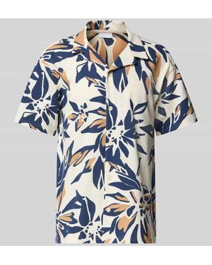 Only & Sons Freizeithemd mit Reverskragen Modell 'PIERO' - Blau