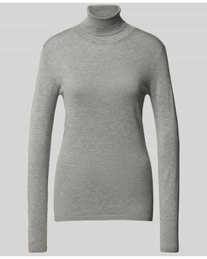 Ichi Longsleeve Aus Viskose-Mix Modell 'Mafa' - Grau