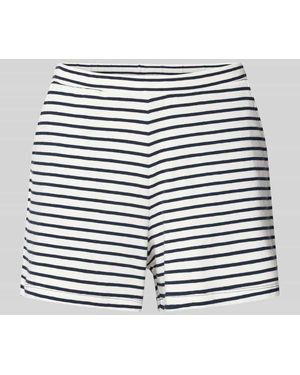 Joop! Pyjama-Shorts mit seitlichen Eingrifftaschen - Blau