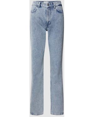 Blanche Cph Jeans Mit Label-Patch Modell 'Willow' - Blau