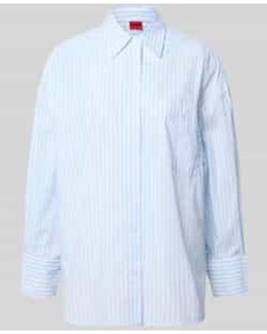 HUGO Blouses Lange Mouw - Blauw
