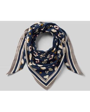 Codello Schal im Allover-Look - Blau