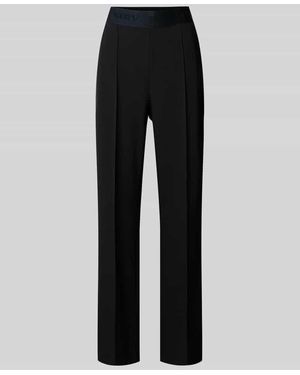 Cambio Regular Fit Hose mit elastischem Bund Ava - Schwarz