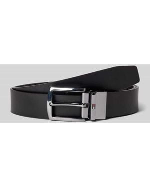 Tommy Hilfiger Gürtel Aus Leder - Schwarz