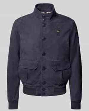 Blauer Usa Blouson Met Opstaande Kraag, Model 'Athol' - Blauw