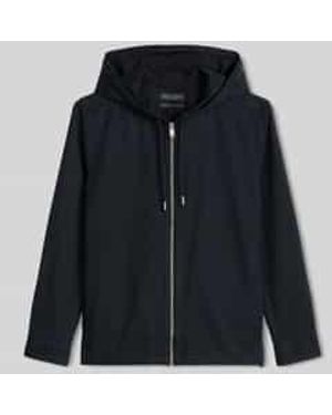 Marc O' Polo Regular Fit Hemdjack Met Capuchon - Zwart