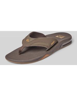 Reef Zehentrenner mit Label-Details Modell 'FANNING' - Grau