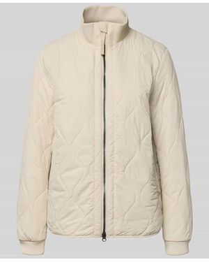 Camel Active Steppjacke mit Stehkragen - Natur