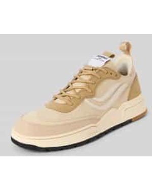 Genesis Sneakers Met Vetersluiting - Naturel