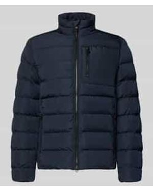 Geox Gewatteerd Jack Met Tweewegsritssluiting, Model 'Snake' - Blauw