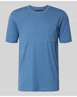 Marc O' Polo Regular Fit T-Shirt Van Puur Katoen - Blauw
