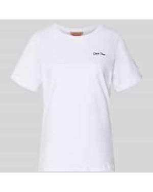 Smith & Soul T-Shirt Met Statementprint En Ronde Hals - Wit