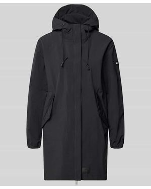 Khujo Parka mit Label-Patches Modell 'AMETI' - Blau