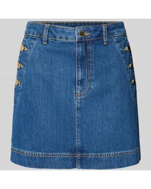 GANT Jeansrock aus Baumwolle mit Knöpfen - Blau