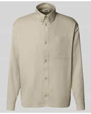 DRYKORN Regular Fit Vrijetijdsoverhemd Met Button-downkraag - Naturel