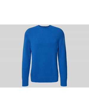 Forét Relaxed Fit Pullover in Strick-Optik - Blau