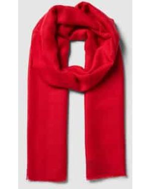 Fraas Sjaal Met Gerafelde Boorden - Rood