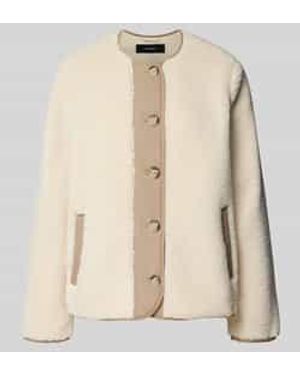 Vero Moda Teddy- & Faux Fur Jassen - Naturel