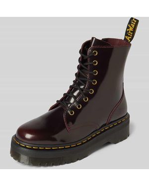 Dr. Martens Schnürstiefel mit Logo-Patch Modell 'Jadon' - Schwarz
