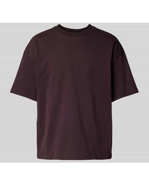 Weekday Boxy Fit T-Shirt Mit Rundhalsausschnitt - Rot