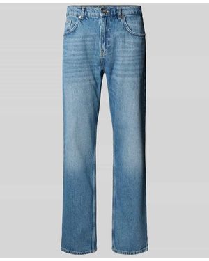 EightyFive Jeans mit 5-Pocket-Design - Blau