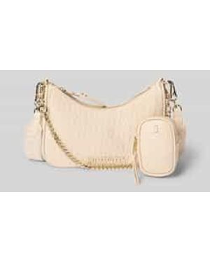 Steve Madden Handtas Met Labelapplicatie, Model 'Bvice' - Naturel