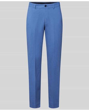S.oliver Slim Fit Anzughose mit Viskose-Anteil - Blau