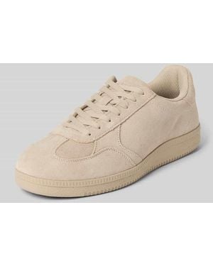 SELECTED Low Top Sneaker aus reinem Rindsleder Modell 'FINLEY' - Natur