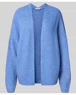 Mbym Cardigan mit gerippten Abschlüssen - Blau