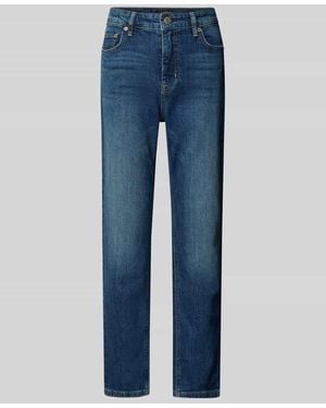 Ralph Lauren High Waist Jeans im 5-Pocket-Design - Blau