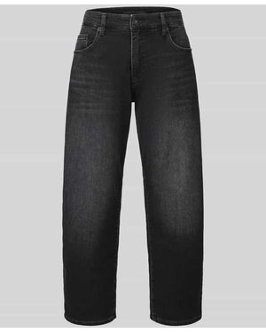 M·a·c Loose Fit Barrel Jeans aus Baumwoll-Mix mit Modal-Anteil Modell 'DANNI' - Schwarz