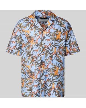 ARMEDANGELS Relaxed Fit Freizeithemd aus Lyocell-Baumwoll-Mix - Blau
