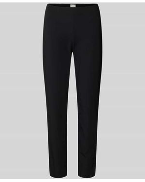 Seductive Stoffhose mit elastischem Bund Modell 'SABRINA' - Schwarz