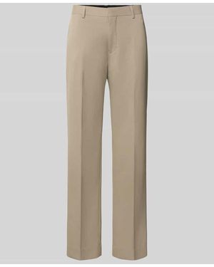Matíníque Straight Fit Hose mit Viskose-Anteil Modell 'Wesley' - Natur