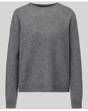 Weekend by Maxmara Regular Fit Pullover aus Schurwoll-Kaschmir-Mix Modell 'DECO' - Grau