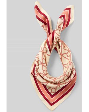 Calvin Klein Tuch aus Viskose-Modal-Mix Modell 'EMBLEM AOP' - Pink