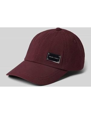 Emporio Armani Basecap mit Label-Applikation - Rot