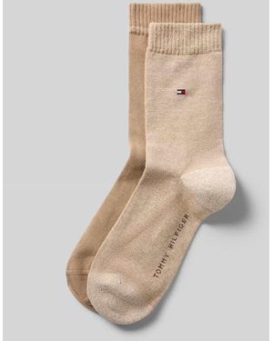 Tommy Hilfiger Socken aus Baumwoll-Mix im 2er-Pack - Natur