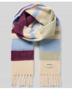 Barts Schal mit Allover-Muster Modell 'Eluzabeth' - Blau